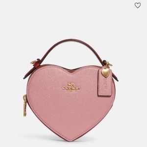 Coach heart crossbody bag